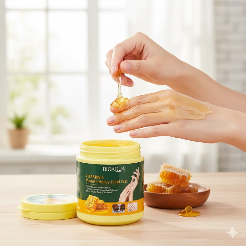 CERA PARA MANOS CON VITAMINA E Y MIEL DE MANUKA BIOAQUA 170G