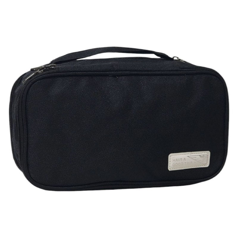 BOLSO ECONOMICO ORGANIZADOR DE ROPA INTERIOR DE GRAN CAPACIDAD IMPERMEABLE 3 COLORES TABU 27X12X15CM
