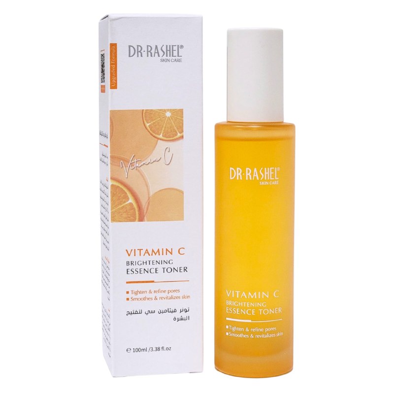 TONICO FACIAL ILUMINADOR CON VITAMINA C 100ML, POTENTE TONICO QUE LIMPIA Y CIERRA LOS POROS, DEVOLVIENDO LUMINOSIDAD NATURAL Y AUMENTANDO LA FIRMEZA DR RASHEL