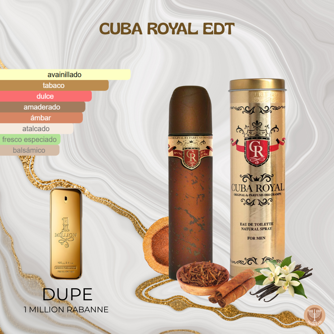 CUBA ROYAL EDT 100ML (H)(DUPE DE DUPE 1 MILLION RABANNE)