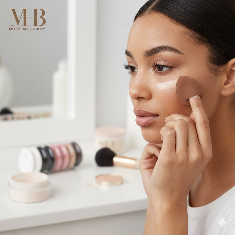 ESPONJAS MINI DE MAQUILLAJE PARA DEDOS PARA APLICAR POLVOS, CREMAS Y MAQUILLAJE MUST HAVE 18UND