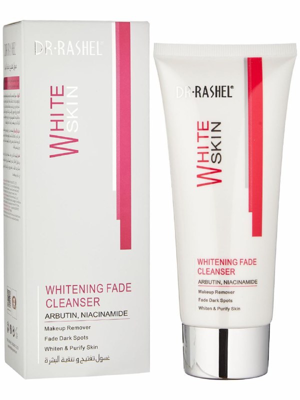 LIMPIADOR FACIAL CON ARBUTINA Y NIACINAMIDA, ELIMINA GRASA, SUCIEDAD Y MAQUILLAJE RESIDUAL, EXFOLIA, SUAVIZA Y BLANQUEA LA PIEL DR RASHEL 80G