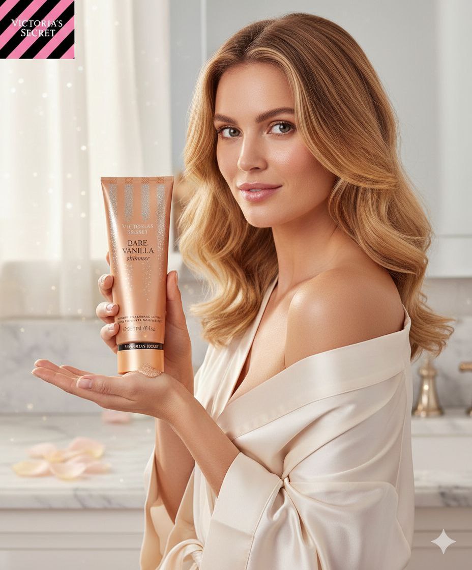 VICTORIAS SECRET CREMA BARE VANILLA SHIMMER 236ML (M)