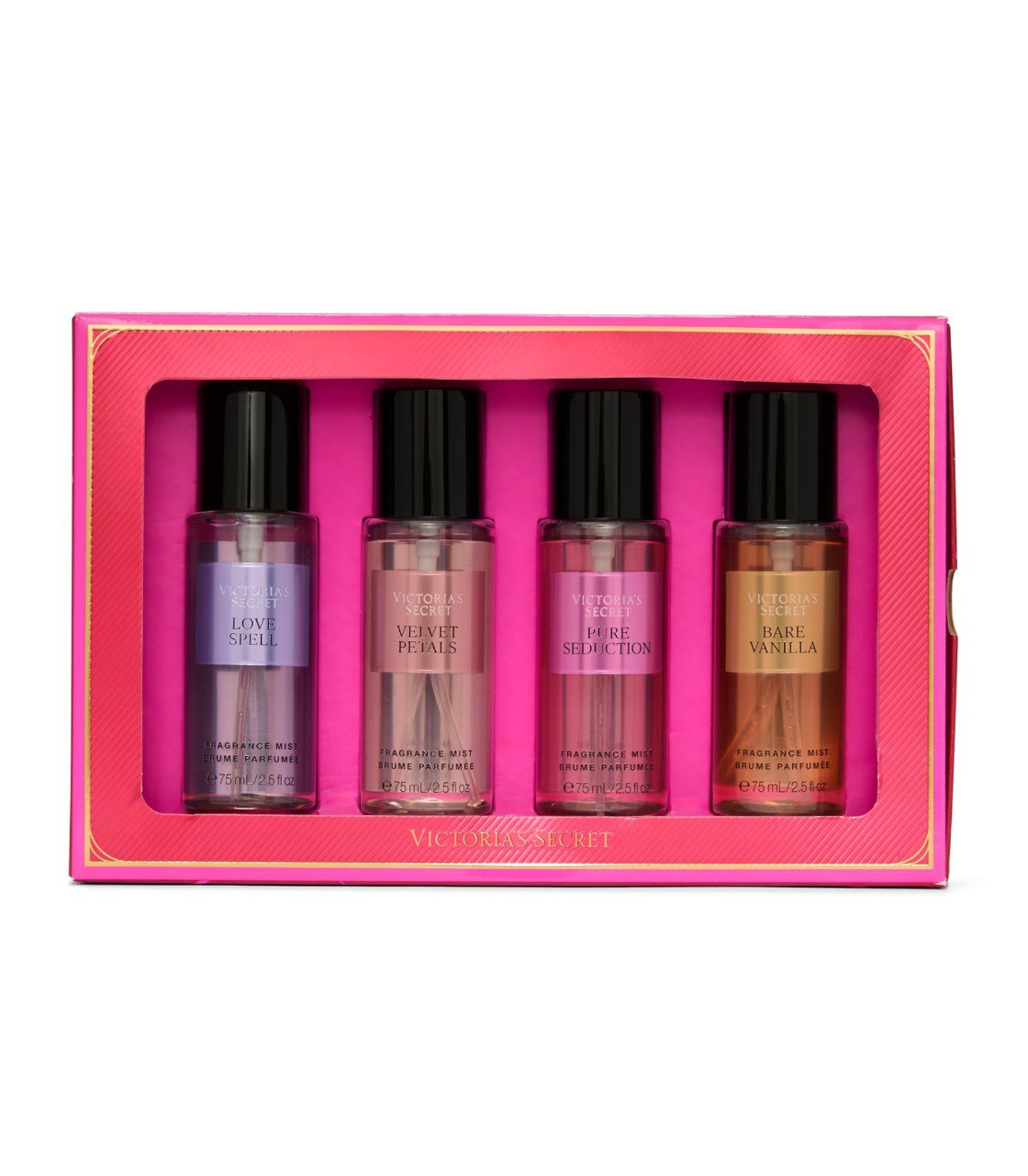 SET DE SPLASH MINI 4PCS VICTORIAS SECRET 75MLX4