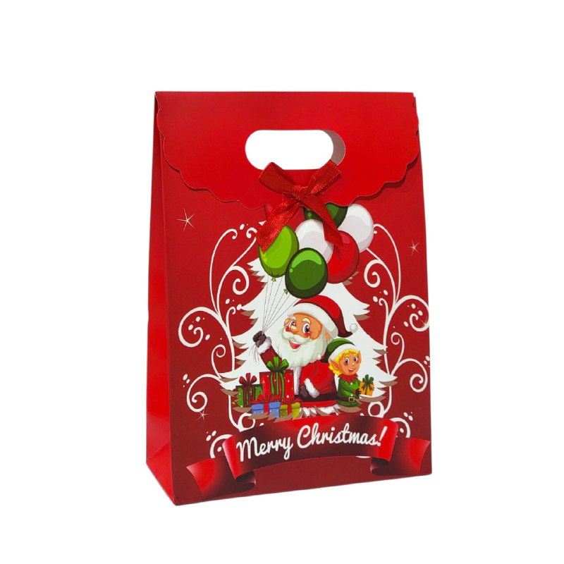 BOLSA DE REGALO NAVIDEÑA MINI MEDIANO 14X21CM