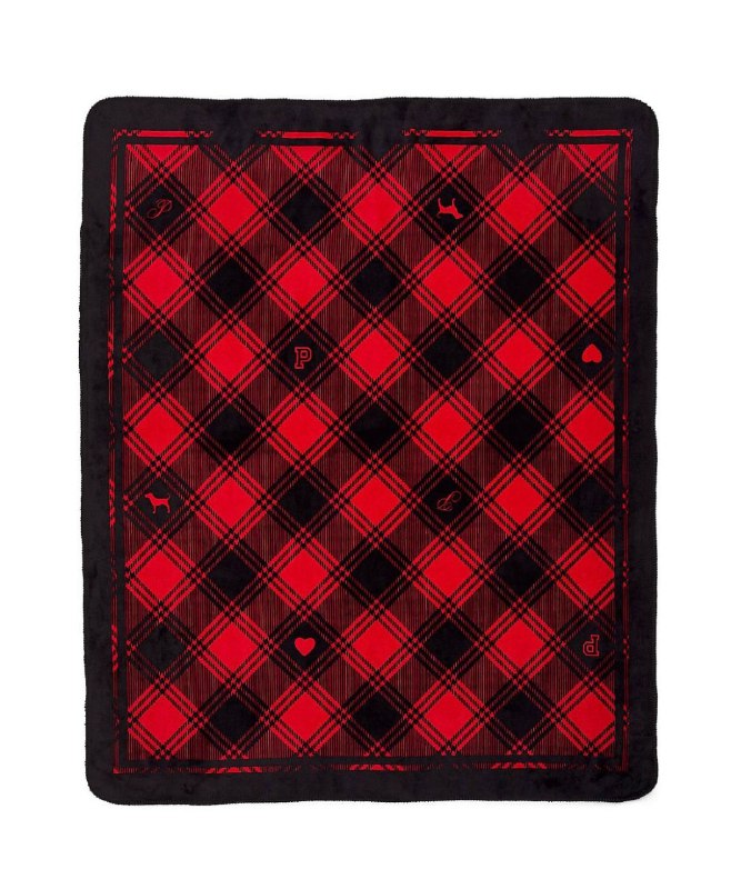 COBIJA ULTRA SUAVE CON TEXTURA TIPO SHERPA VICTORIAS SECRET 127X152CM