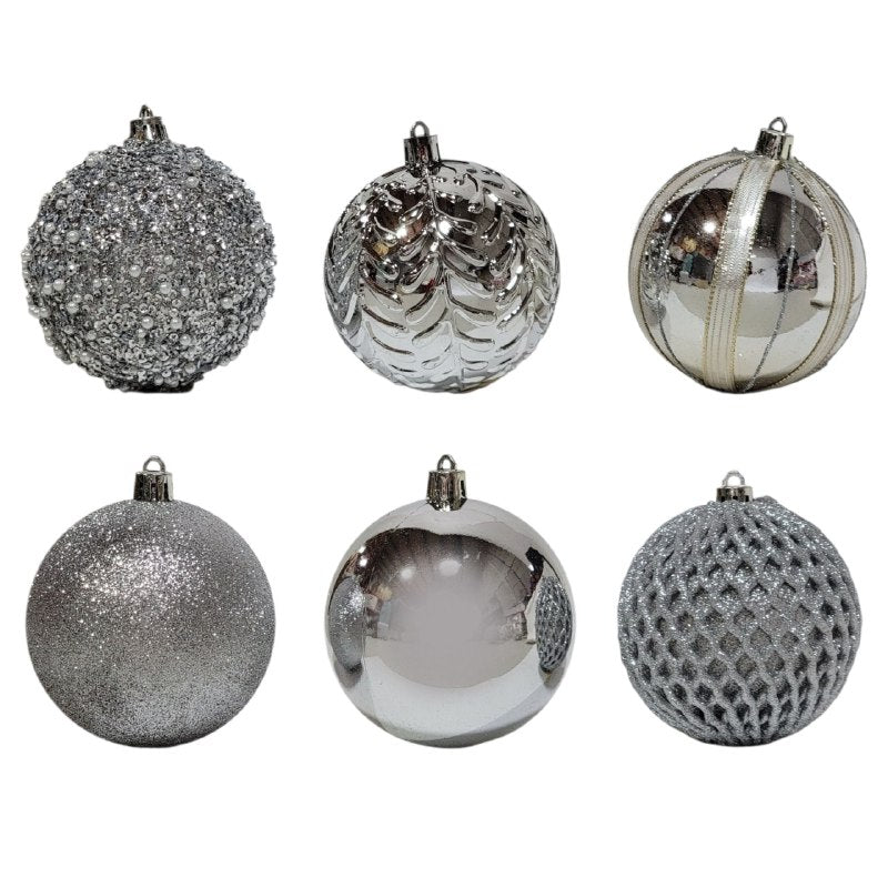 DECORACION ADORNO NAVIDEÑO PAQUETE DE 16 BOLAS DECORATIVAS, 8CM 49X49X65 IDEALES PARA DARLE UN TOQUE UNICO A TU ARBOL DE NAVIDAD