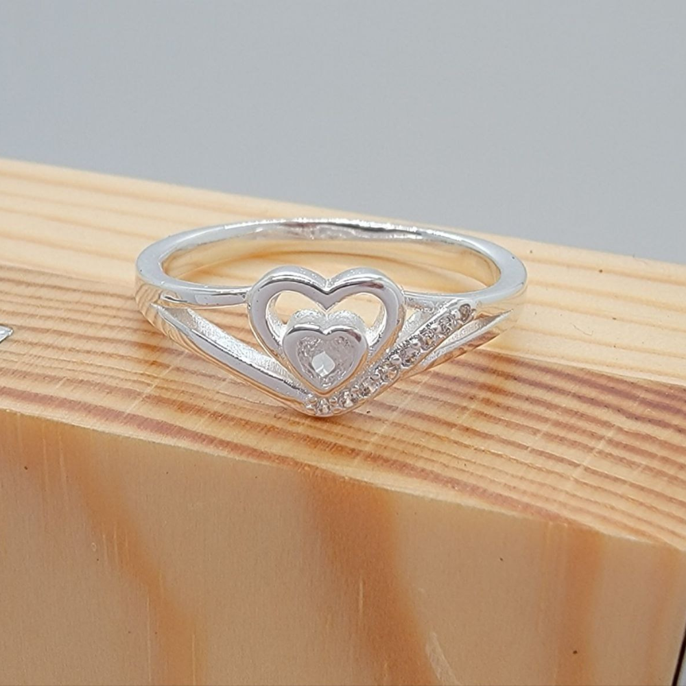 PANI2021 ANILLO CORAZON, PLATA 925