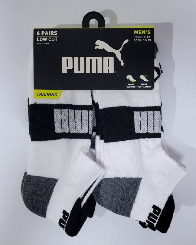 CALCETA TOBILLERA ORIGINAL PUMA 6 PARES