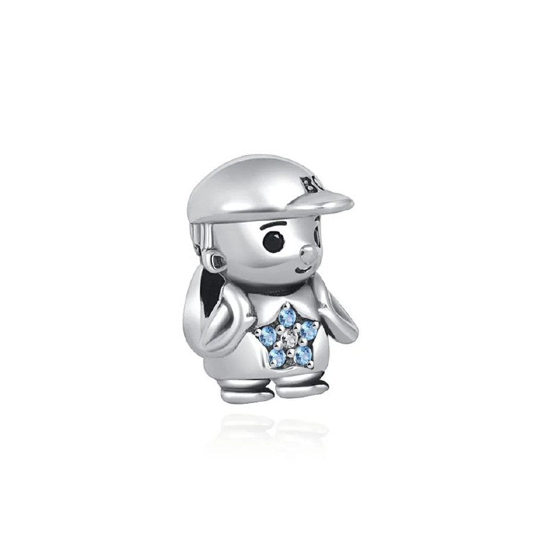 PCHARM4093 FORMA NIÑO PANDORA PLATA 9.25