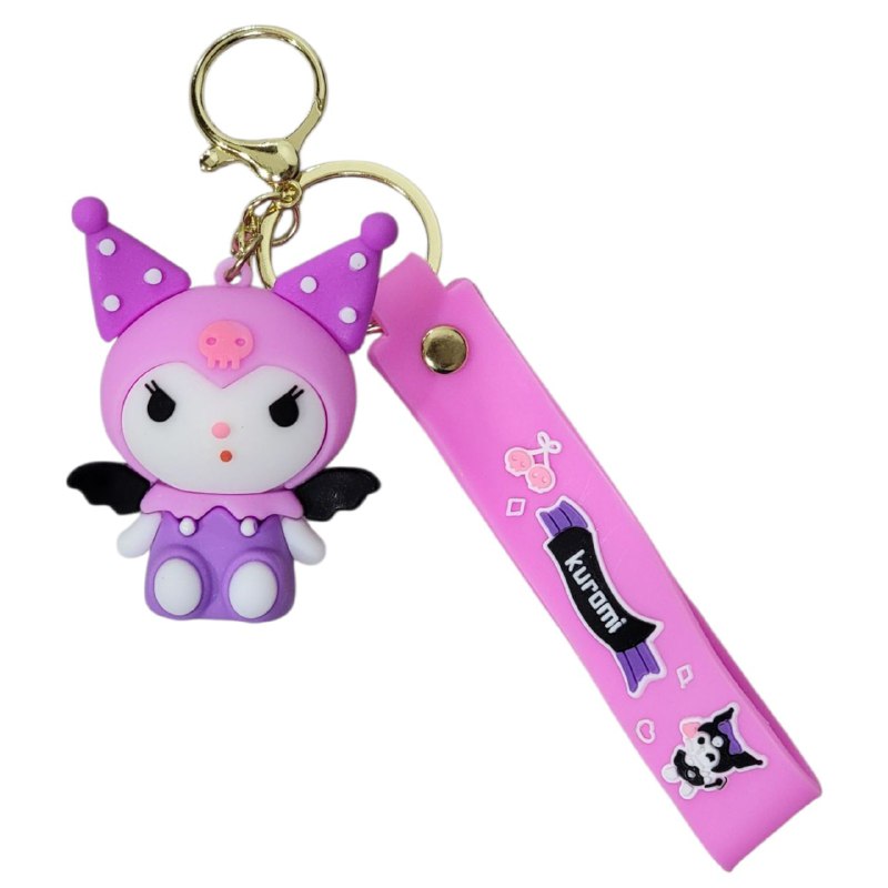 LLAVEROS DE KUROMI 6 ESTILOS DISPONIBLES