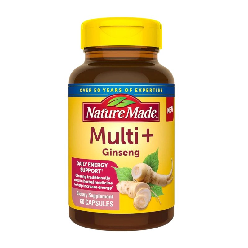 VITAMINAS EN CAPSULAS DE APOYO DIARIO DE GENGIBRE NATURE MADE 60UND