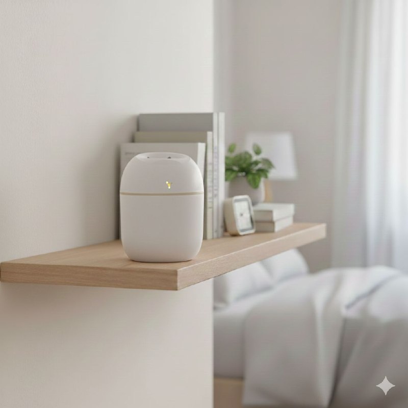 HUMIFICADOR DE AROMAS PORTATIL CON LUZ LED, CON CARGA USB, PARA DORMITORIOS O OFICINAS COLORFUL EGG 220ML DE CAPACIDAD