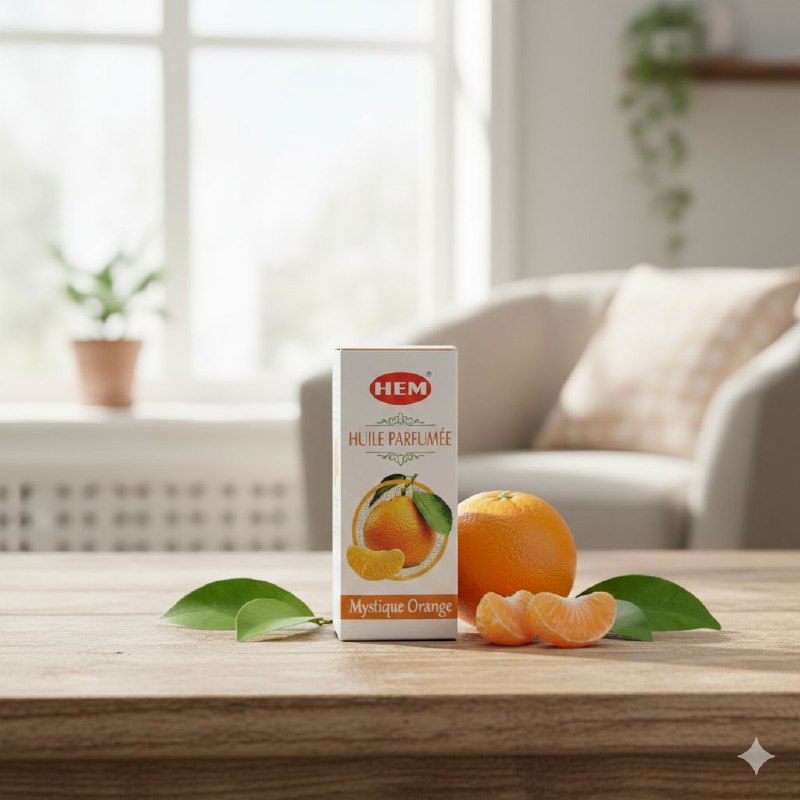 ACEITE AROMATICO ESENCIAL DE NARANJA MISTICA PARA USAR EN DIFUSORES Y AROMATERAPIAS HEM 10ML