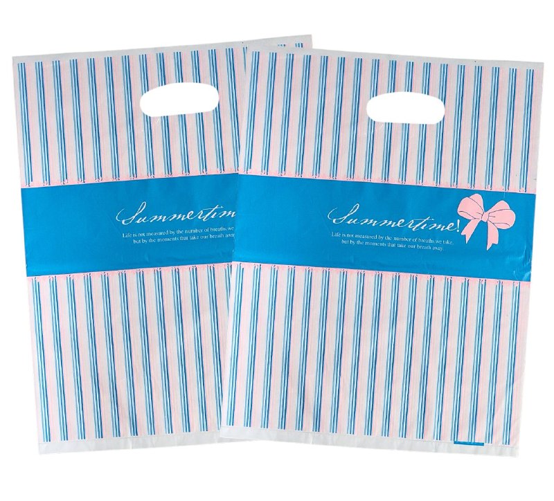 BOLSA DE REGALO PLASTICA GRANDE 30X40CM, PAQUETE 100UND