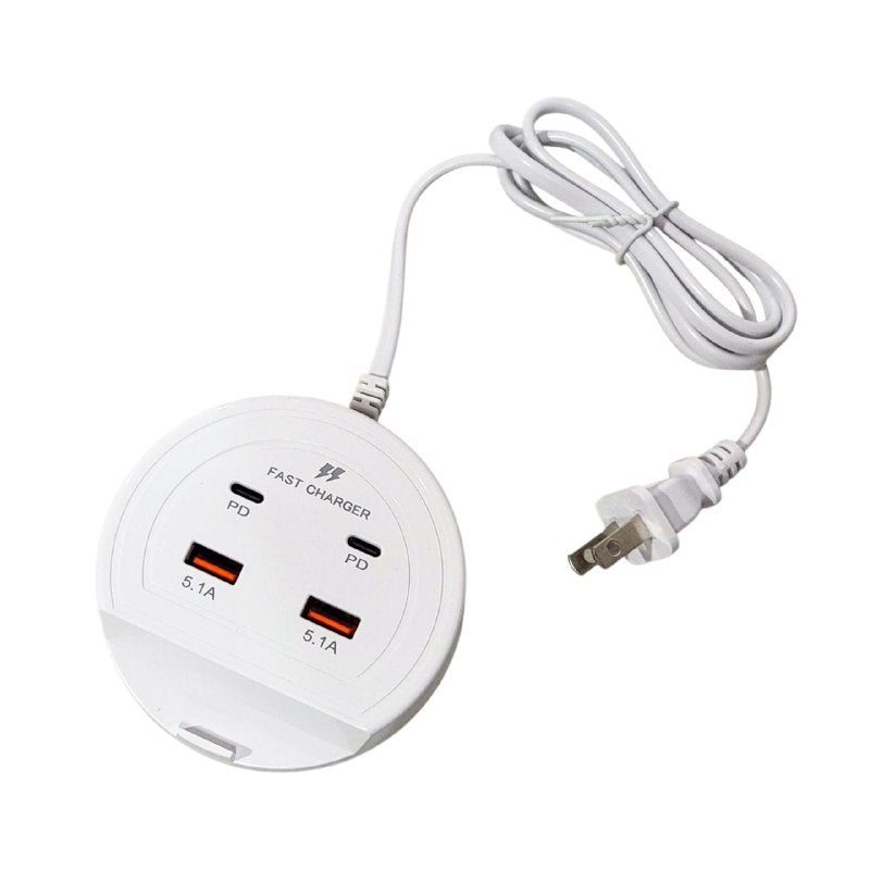 REGLETA EXTENSION ENCHUFE INTELIGENTE, EXTENSION CARGADOR CON SOPORTE PARA CELULAR, CHIP DE IDENTIFICACION AUTOMATICA INTELIGENTE, CARGA RAPIDA 2PD+USB FACIL DE LLEVAR RACK CHARGER