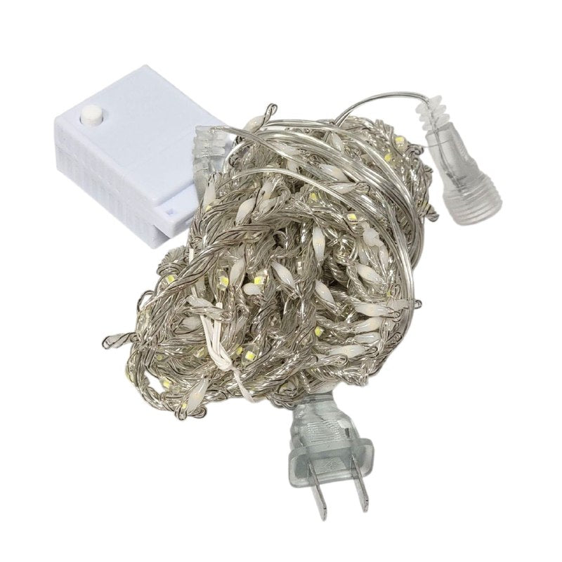 LUCES DECORATIVAS NAVIDEÑAS PARA INTERIORES O EXTERIORES LED BLANCA Y AMARILLA 9X7.5X9CM