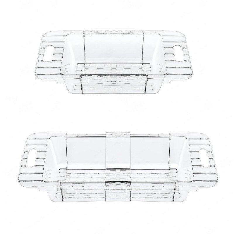 ORGANIZADOR RECIPIENTE DE ALMACENAMIENTO DE 2 PIEZAS PARA LAVAR FRUTAS Y VERDURAS ESCURRIDOR, 2 COLORES