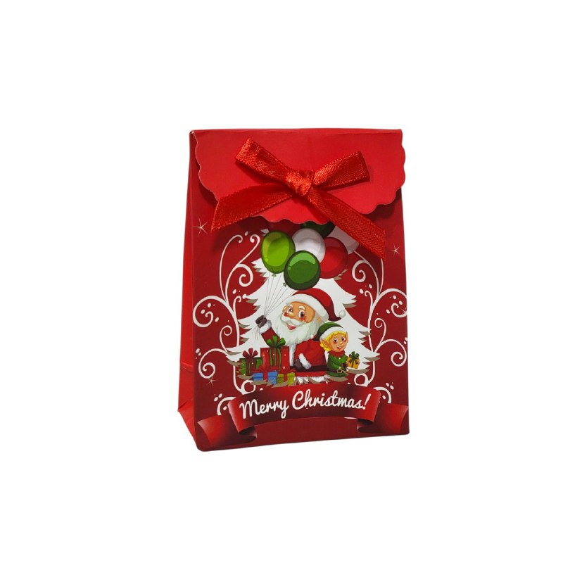 BOLSA DE REGALO NAVIDEÑA PEQUEÑA XXS 7CMX10CM, 15 ESTILOS