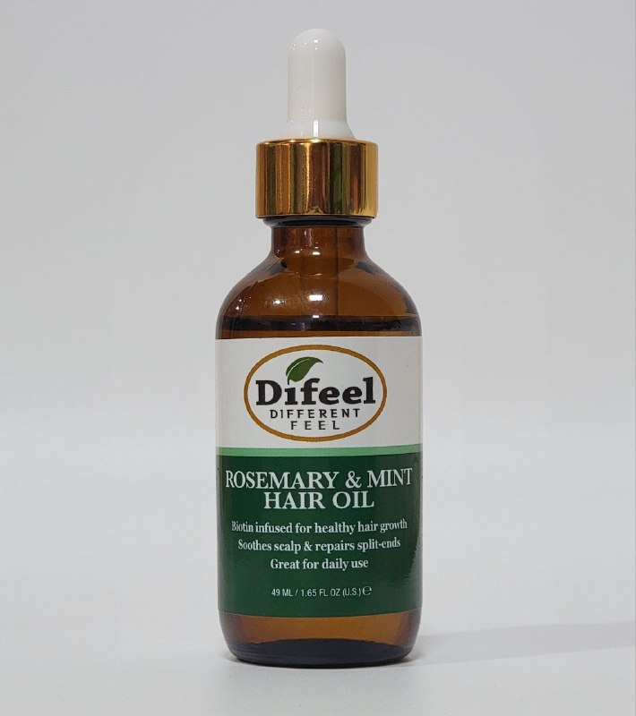 ACEITE PARA EL CABELLO DE ROMERO Y MENTA INFUNDIDO CON BIOTINA DIFEEL ROSEMARY & MINT 49ML