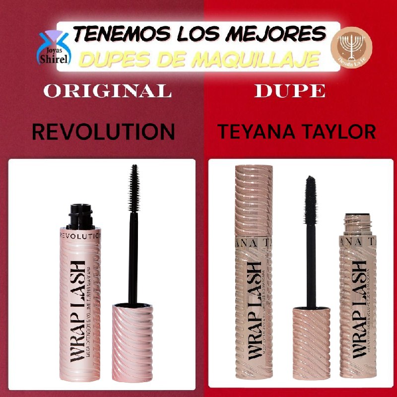 MASCARA PARA PESTAÑAS DE MEGA VOLUMEN TEYANA TAYLOR 12ML DUPE DE REVOLUTION