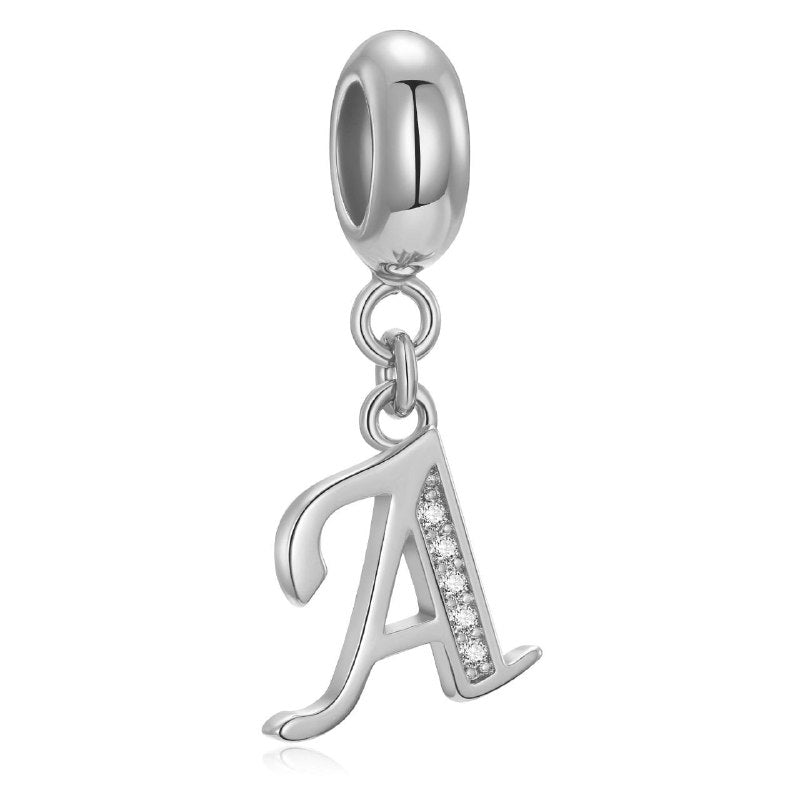 PCHARM4056$A LETRA A PANDORA PLATA 9.25