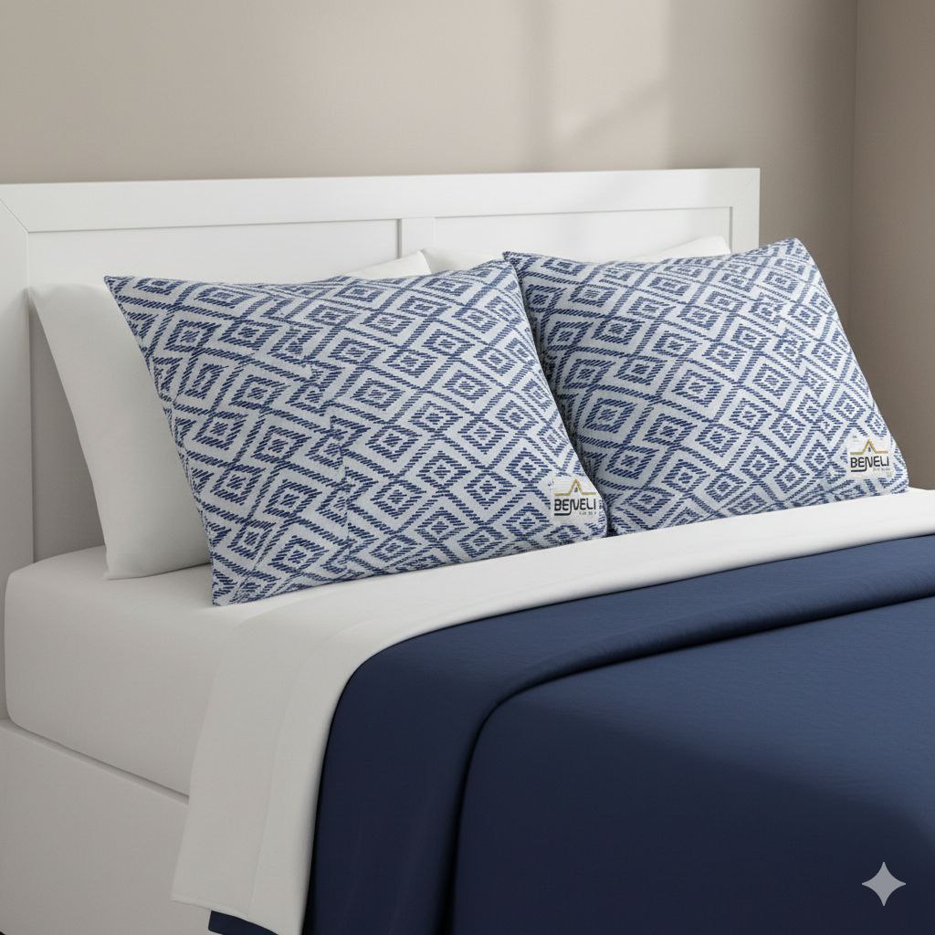 FUNDAS PARA ALMOHADAS TAMAÑO MATRIMONIAL/QUEEN 2PCS BENELI HOME 50X76CM X 2PCS