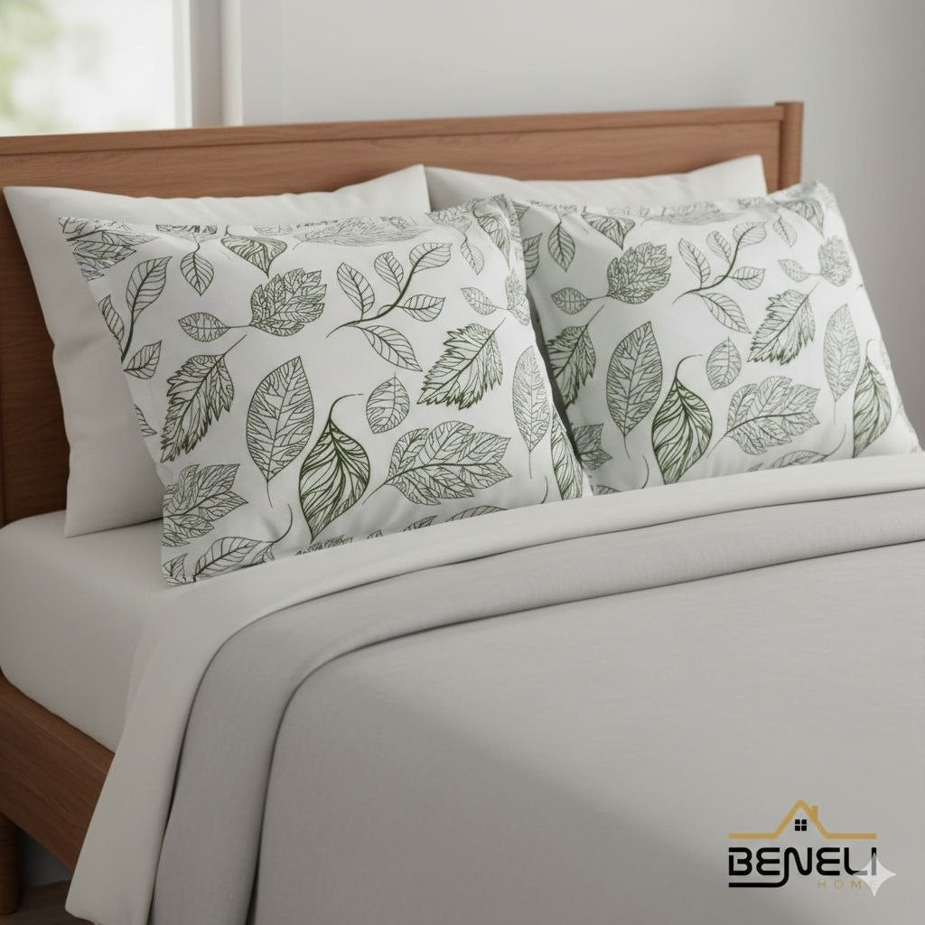 FUNDAS PARA ALMOHADAS TAMAÑO MATRIMONIAL/QUEEN 2PCS BENELI HOME 50X76CM X 2PCS