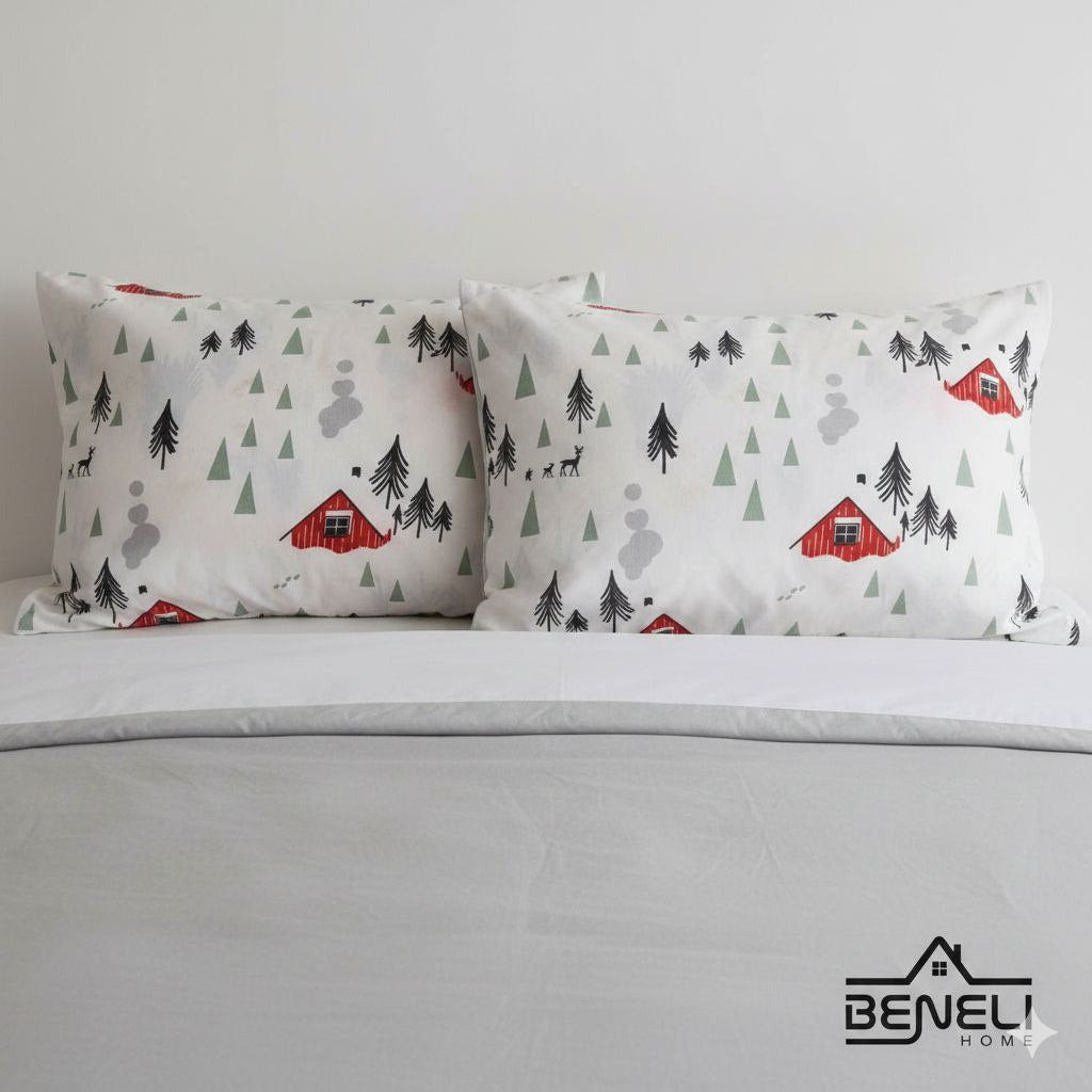 FUNDAS PARA ALMOHADAS TAMAÑO MATRIMONIAL/QUEEN 2PCS BENELI HOME 50X76CM X 2PCS