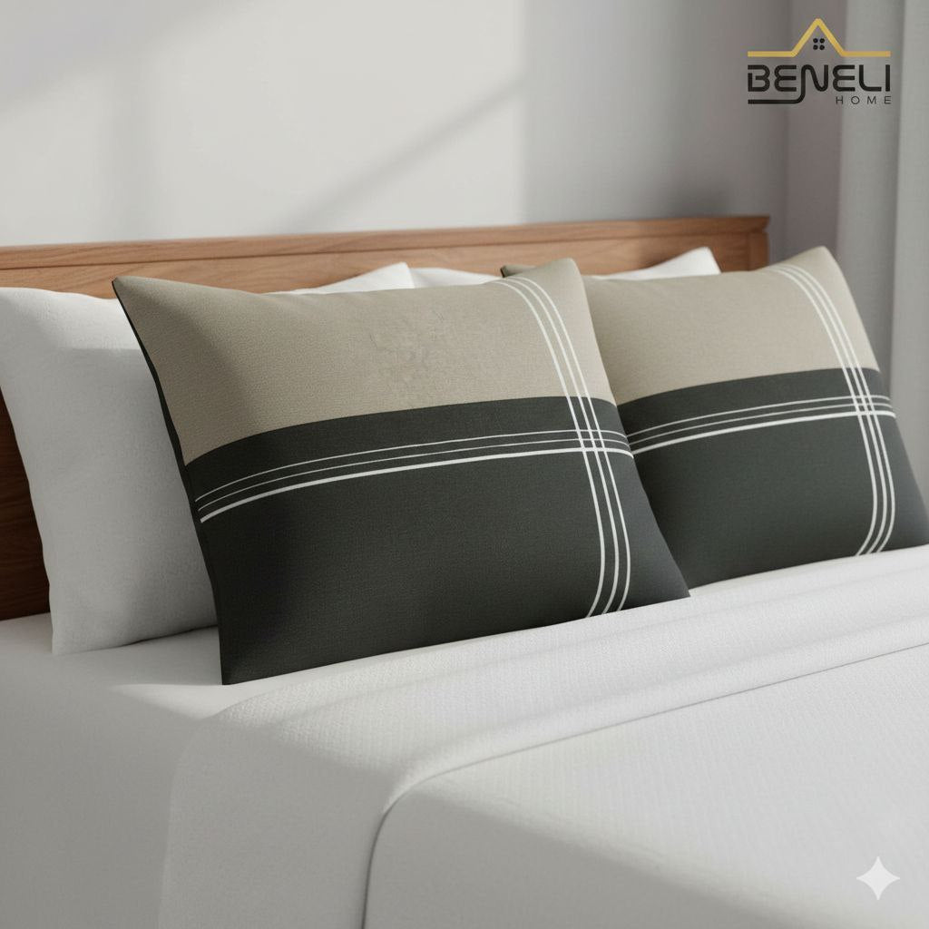 FUNDAS PARA ALMOHADAS TAMAÑO MATRIMONIAL/QUEEN 2PCS BENELI HOME 50X76CM X 2PCS