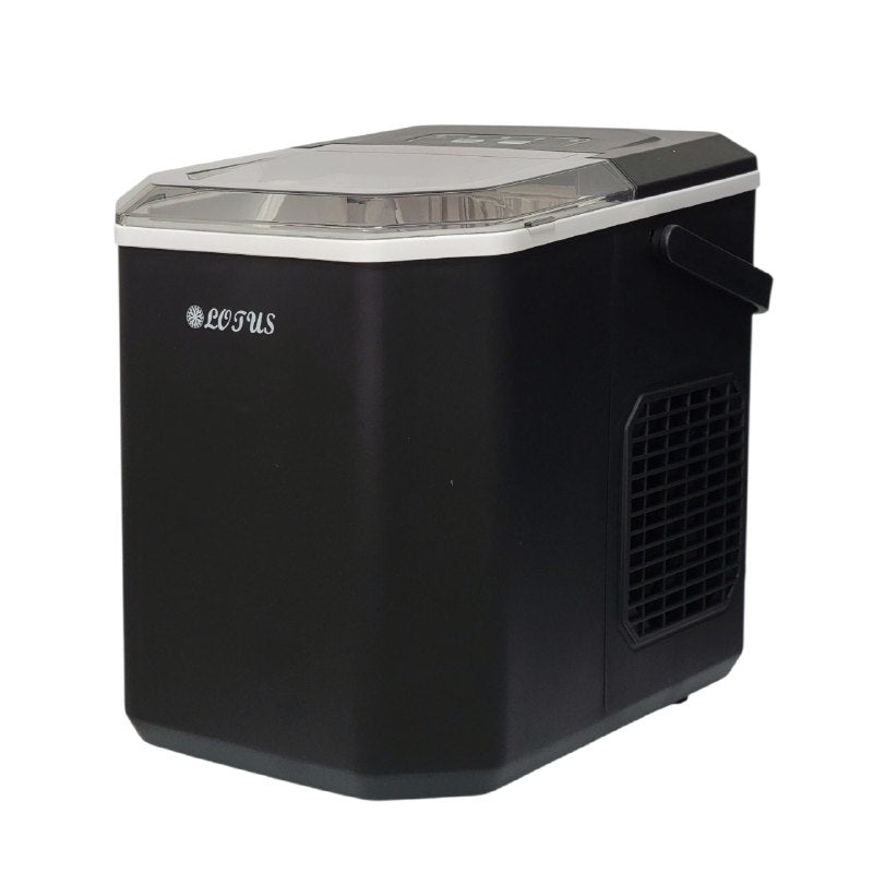 MAQUINA DE HIELO PORTATIL, PRODUCE 26LBS DE HIELO, DEPOSITO DE AGUA DE 1.2L EN 6-8MIN LOTUS