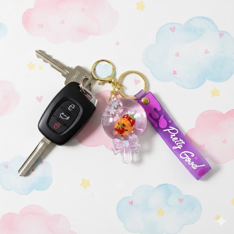 LLAVEROS DE ARENA MOVEDIZA LIQUIDA, 6 ESTILOS DISPONIBLES