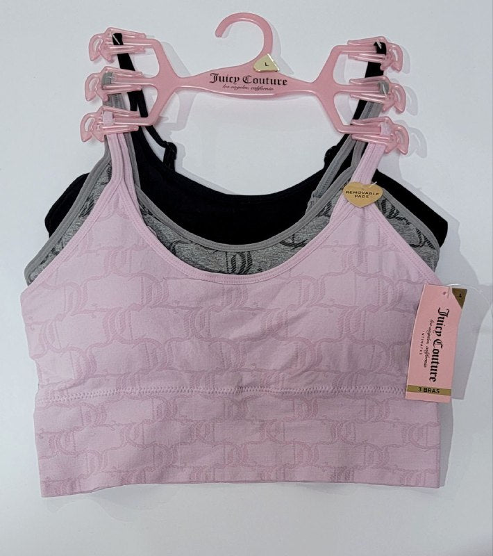 ROPA INTERIOR PARA DAMA ORIGINAL DEPORTIVO JUICY COUTURE LOS ANGELES CALIFORNIA 3UND TALLA L