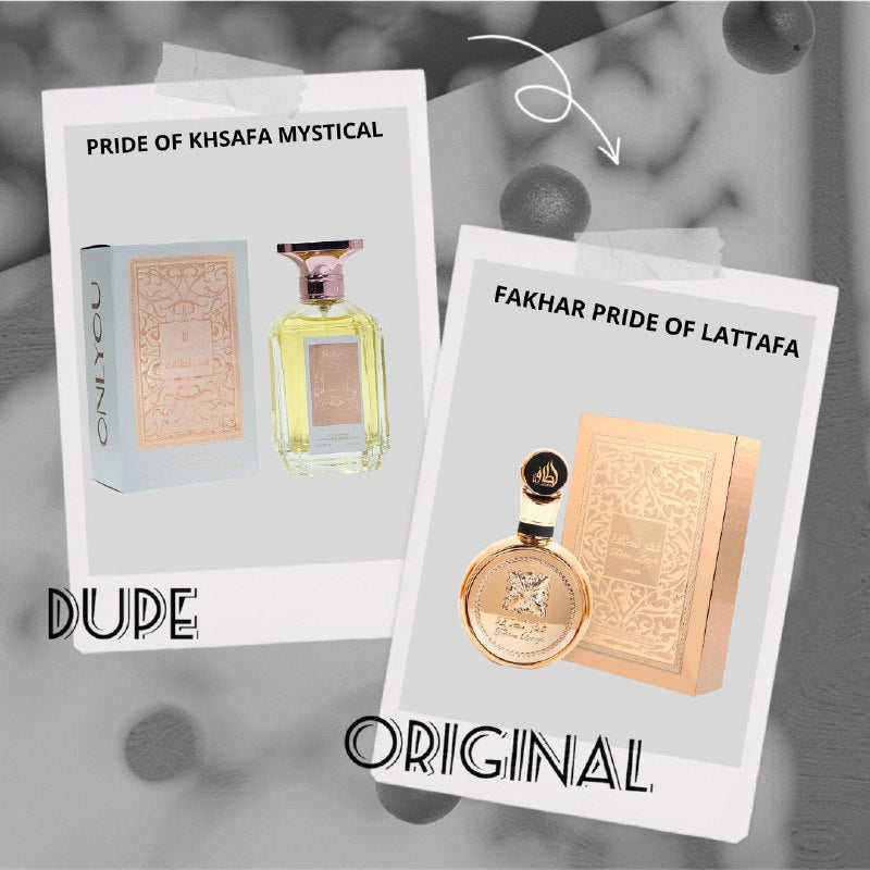 PRIDE OF KHSAFA MYSTICAL EDP 100ML (M) (AROMA SIMILAR LATTAFA FAKHAR ROSE)