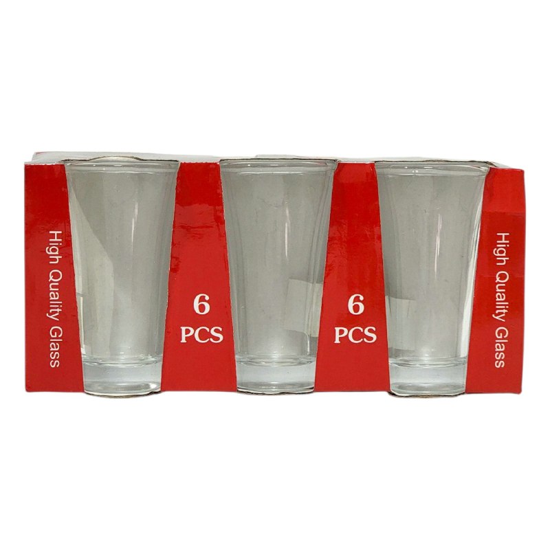 SET TEQUILEROS  6 PIEZAS VIDRIO DE ALTA CALIDAD DORYALEX GLASS 9X5CM VENTA POR UNIDAD
