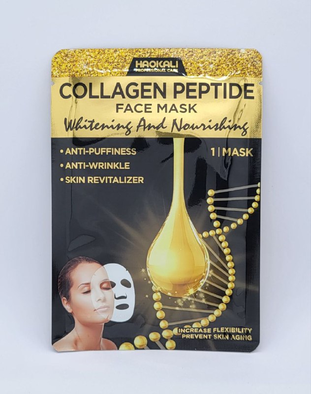 MASCARILLA FACIAL DE PEPTIDO DE COLAGENO BLANQUEADOR HAOKALI