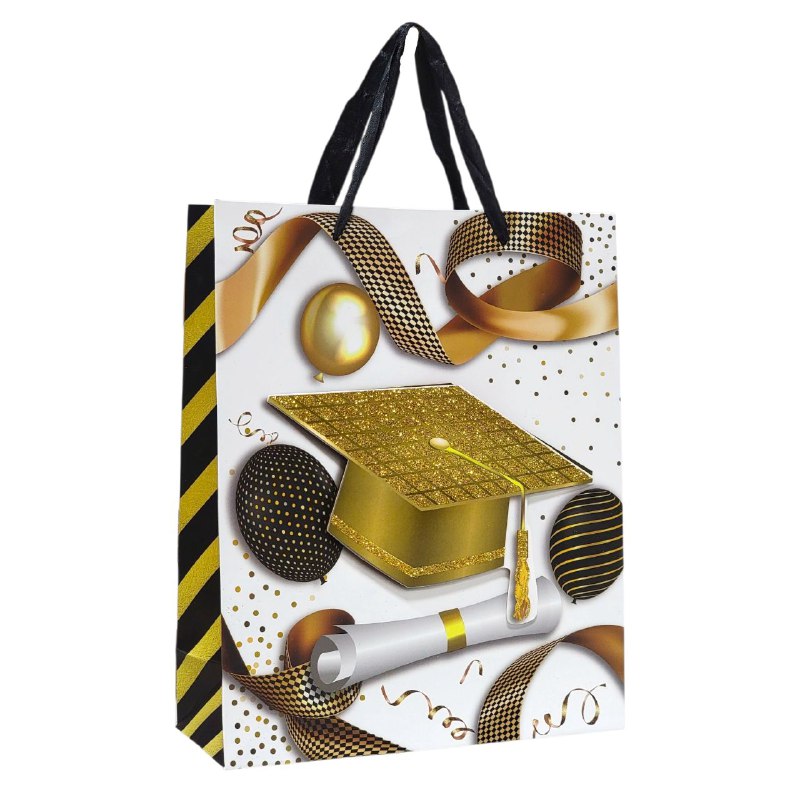 BOLSA DE REGALO DE MEDIANA 26X32X10CM