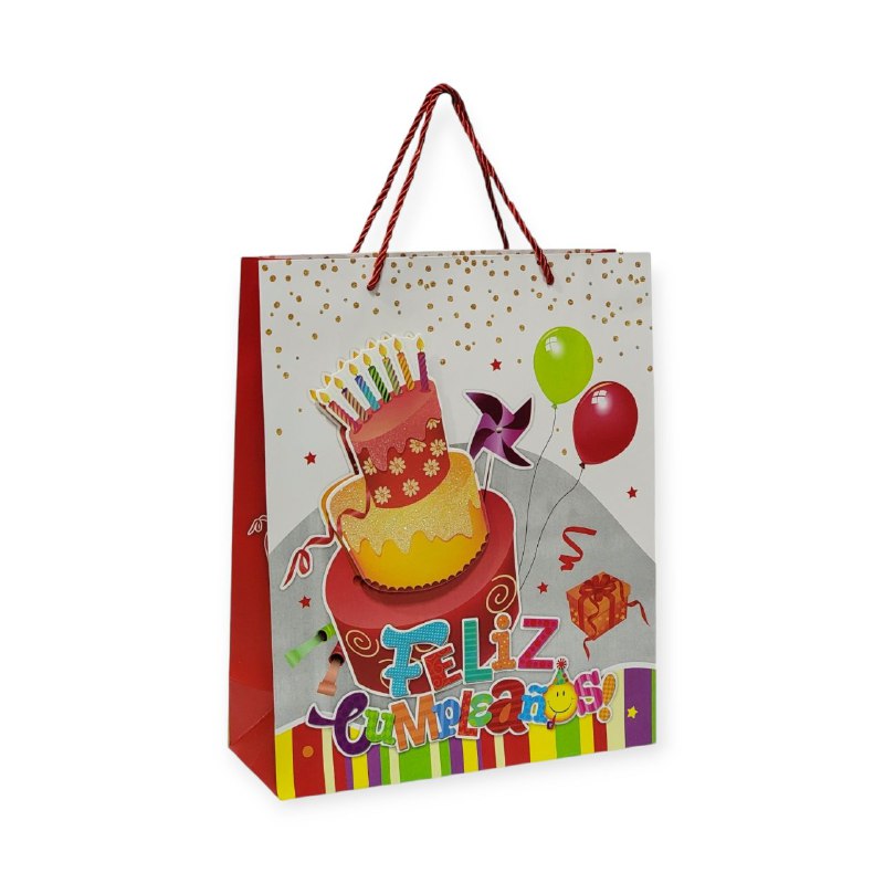 BOLSA DE REGALO MEDIANA 26X32X10CM