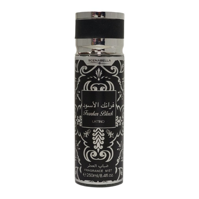 SPLASH FRANKER BLACK LATTINA 250ML (H) (AROMA SIMILAR LATTAFA FAKHAR BLACK)