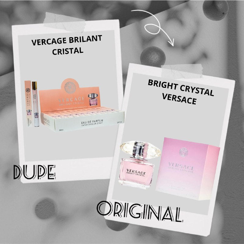 PERFUME EN TUBO PARA DAMA VERCAGE BRILLANT CRISTAL EDP 35ML (M) (AROMA SIMILAR VERSACE BRIGHT CRYSTAL)