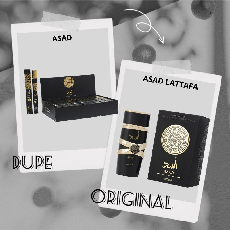 PERFUME EN TUBO PARA HOMBRE ASAD EDP 35ML (H) (AROMA SIMILAR LATTAFA ASAD)