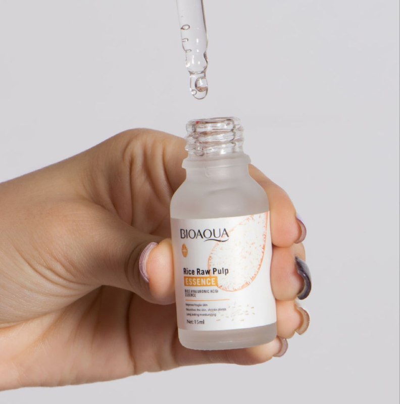 SUERO FACIAL, ESENCIA DE ACIDO HIALURONICO DE PULPA CRUDA DE ARROZ HIDRATANTE BIOAQUA 15ML