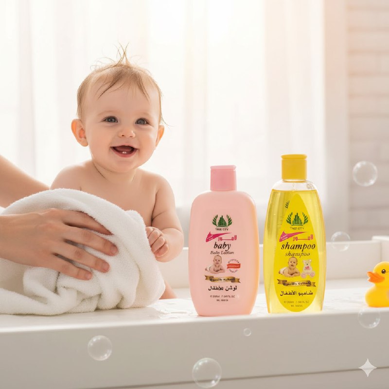 SET DE SHAMPOO Y CREMA CORPORAL APRA BEBES SUAVE Y REFRESCANTE BABY CARE 200MLX2