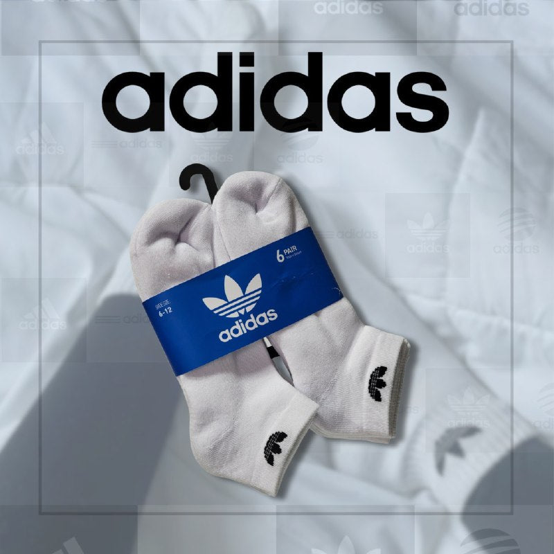 CALCETA TOBILLERA ORIGINAL ADIDAS 6 PARES