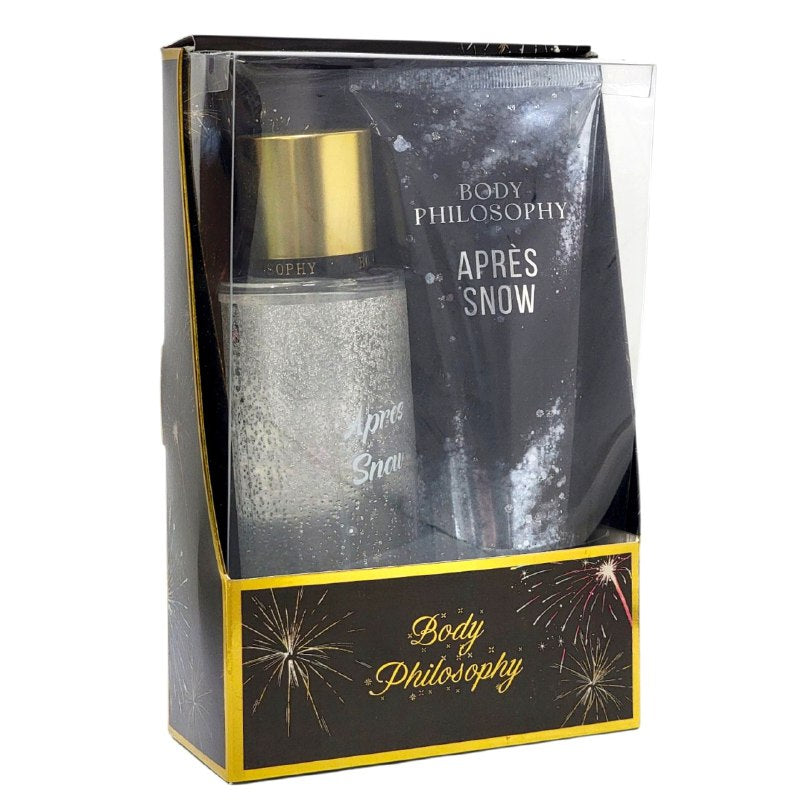 SET BODY PHILOSOPHY DESPUES DE LA NIEVE SPLASH 250ML, CREMA CORPORAL 236ML (M)