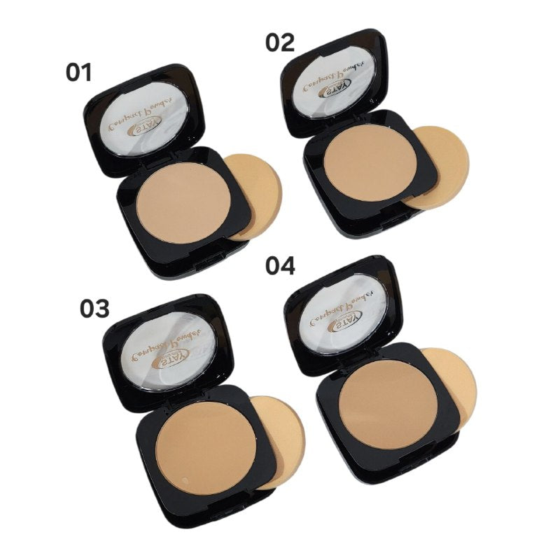 POLVO DE MAQUILLAJE COMPACTO DELICADO STAY BEAUTIFUL 8.5G, 4 TONOS