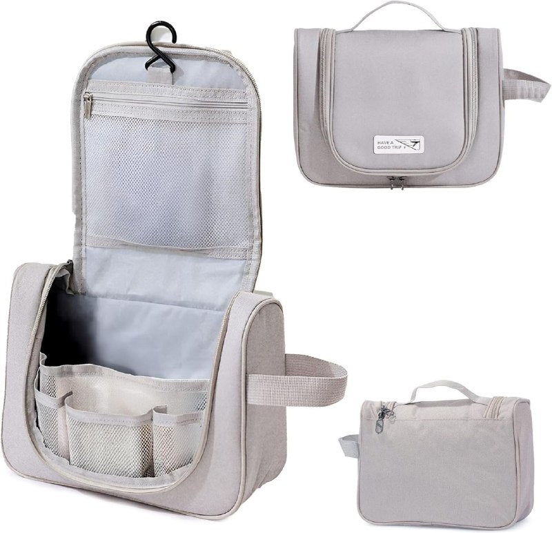 COSMETIQUERA ECONOMICA ORGANIZADORA DE MAQUILLAJE O COSMETICOS PORTATIL CON GANCHO PARA COLGAR 4 COLORES TABU 24.5X18.5X8.5CM