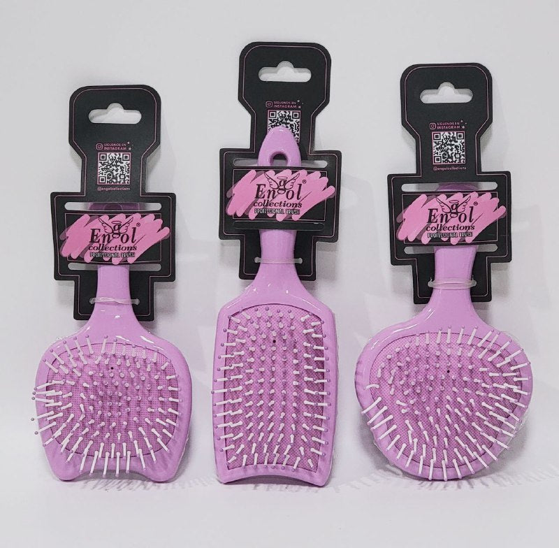 CEPILLO PEINE PARA EL CABELLO, CERDAS FLEXIBLES MASAJE RELAJANTE Y DESENREDADO RAPIDA Y SUAVE SIN FRIZZ ENGOL COLLECTIONS 3 COLORES