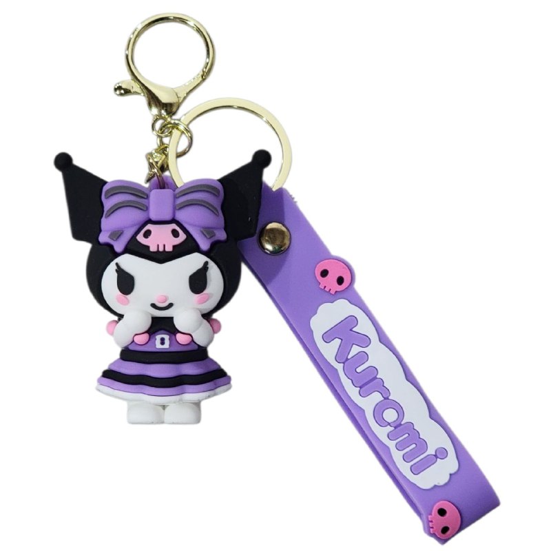 LLAVEROS DE KUROMI 4 ESTILOS DISPONIBLES