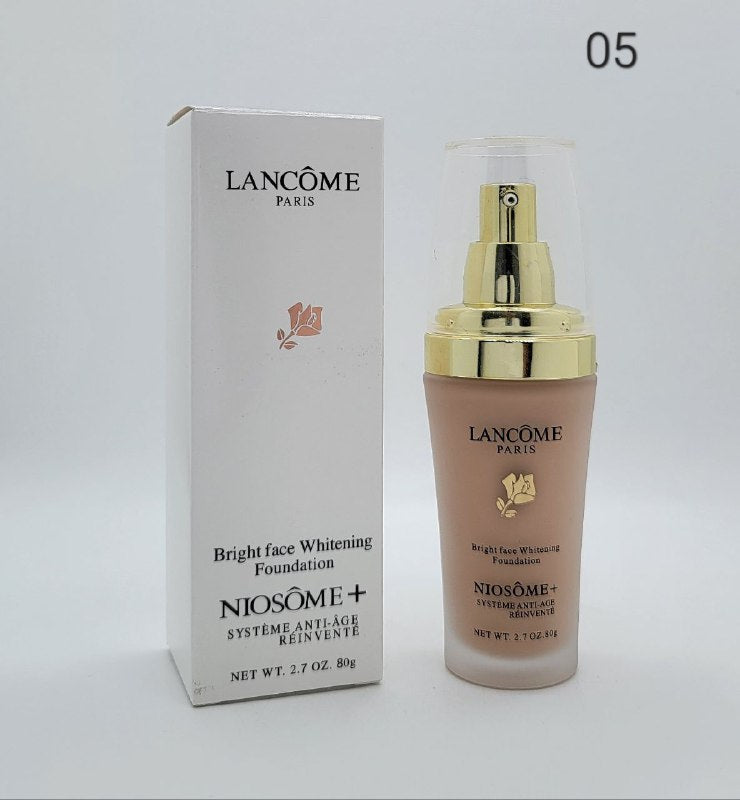 BASE LIQUIDA BLANQUEADORA DE ROSTRO ANTIENVEJECIMIENTO LANCOME PARIS 4 TONOS 80G